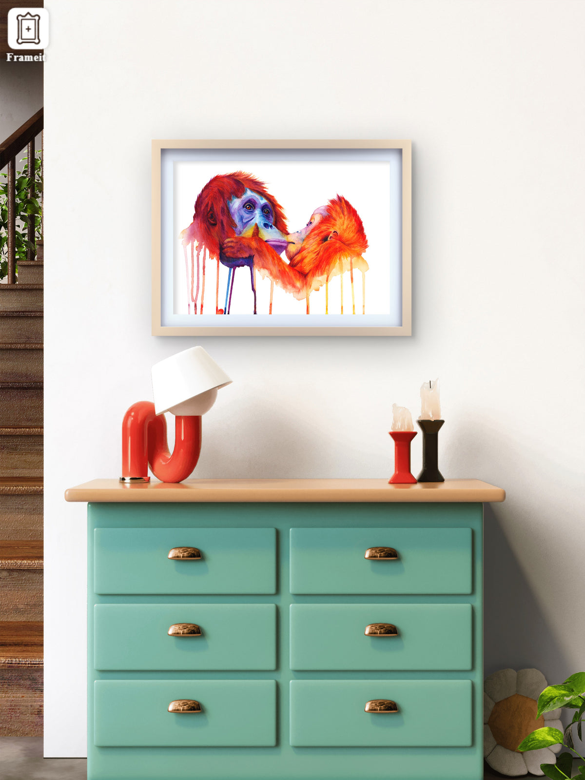 'Forever my Baby'- Original Orangutan Painting