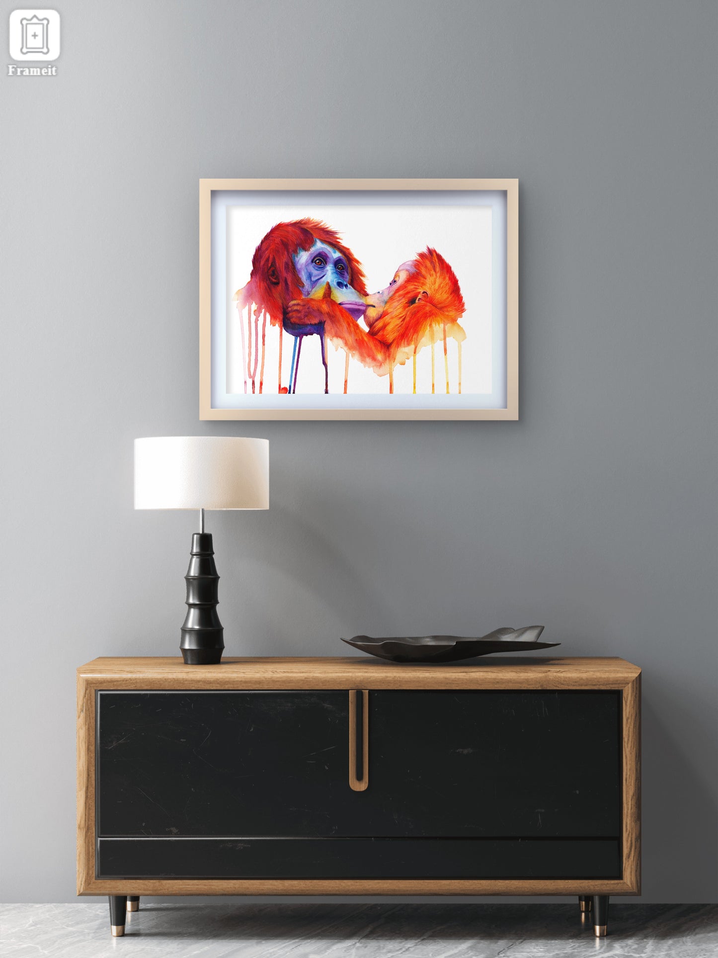 'Forever my Baby'- Orangutan Giclee Fine Art Print