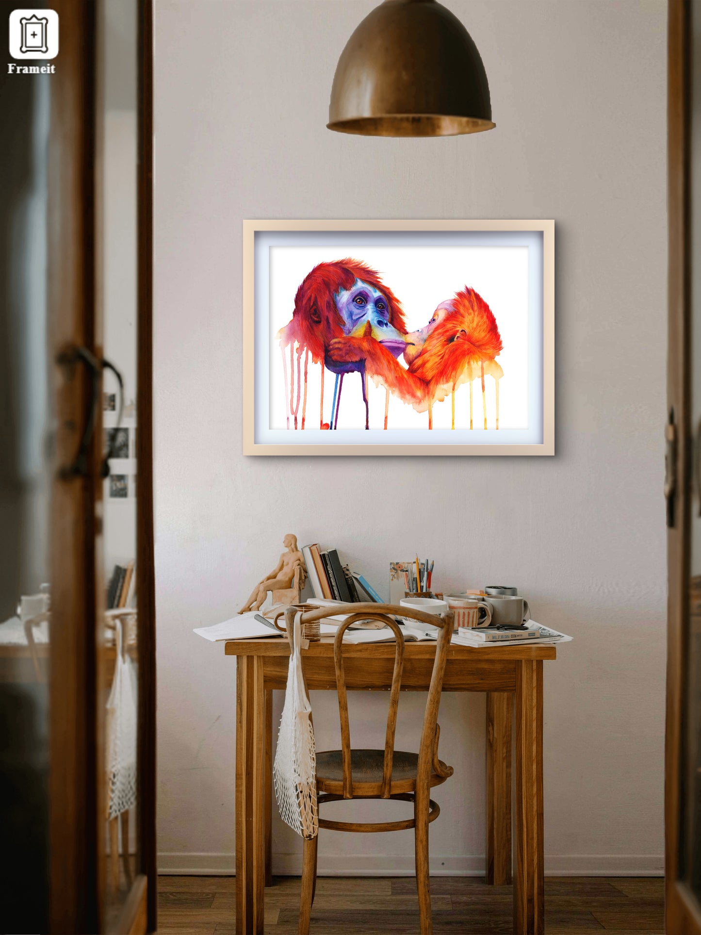 'Forever my Baby'- Orangutan Giclee Fine Art Print