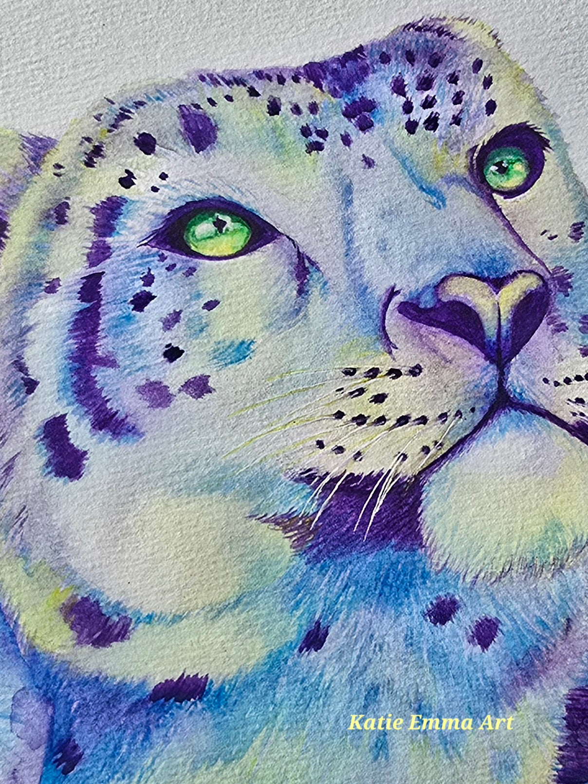 'Himalayan Dreams'- Original Snow Leopard Painting