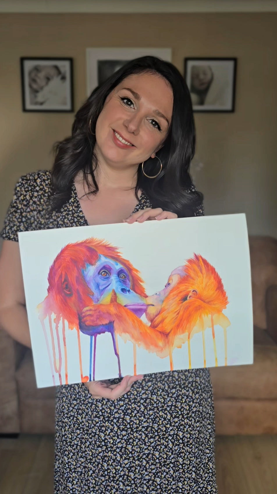'Forever my Baby'- Original Orangutan Painting