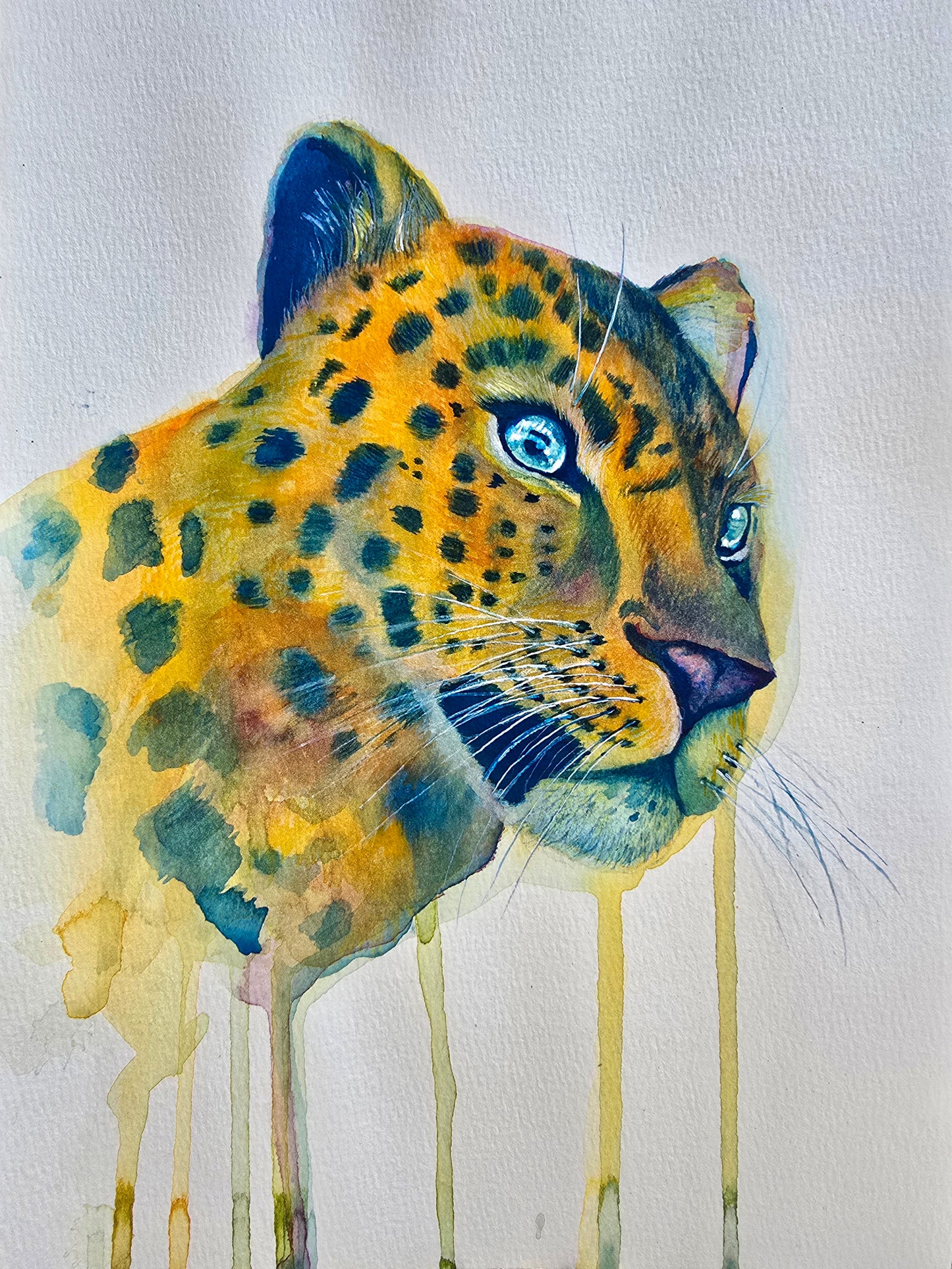 'Beyond Tomorrow'- Amur Leopard Original Painting